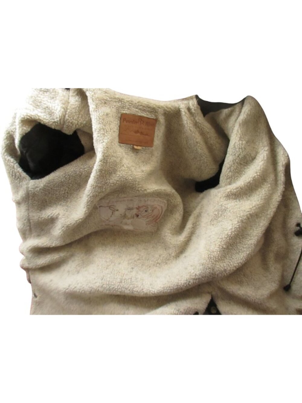 Rancher Jacket Vintage Womens Powder River Outfitters Black Canvas Embroidered - Picture 7 of 11